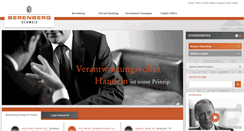 Desktop Screenshot of berenberg.ch