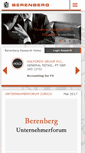 Mobile Screenshot of berenberg.ch